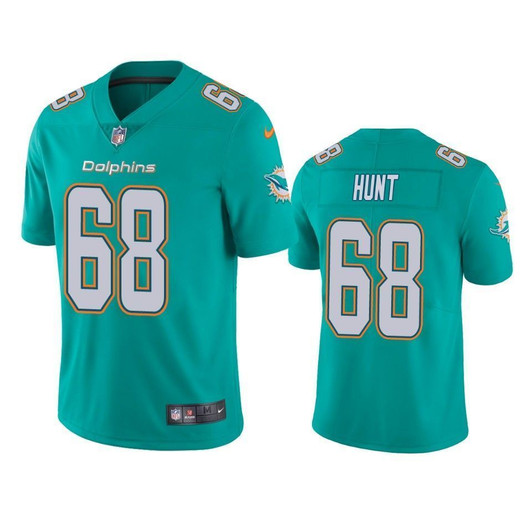 Miami Dolphins Robert Hunt Aqua 2021 Nfl Draft Vapor Limited 3D Jersey