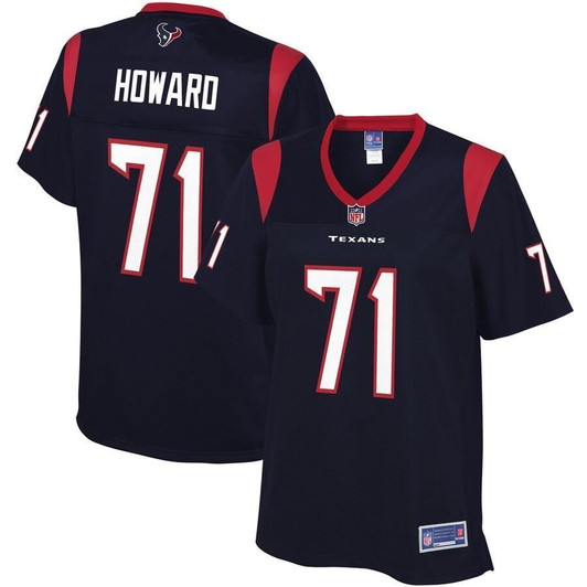 Tytus Howard Houston Texans Nfl Pro Line Woteam Player Navy 3D Jersey