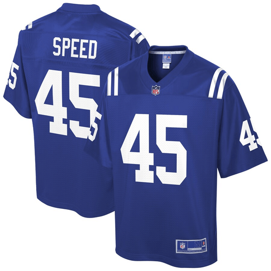 Ej Speed Indianapolis Colts Nfl Pro Line Team Player Royal 3D Jersey
