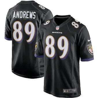 Mark Andrews Baltimore Ravens Game Black 3D Jersey