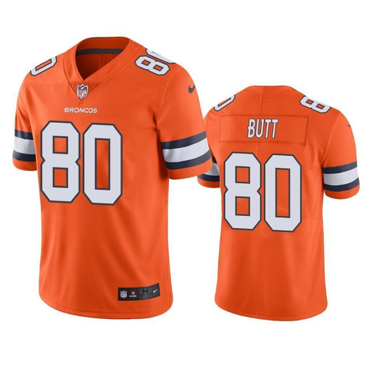 Denver Broncos Jake Butt Orange Color Rush Limited 3D Jersey