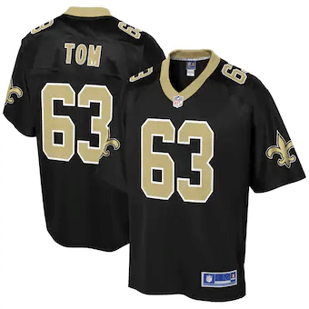 Cameron Tom New Orleans Saints Nfl Pro Line Team Color Player Black 3D Jersey