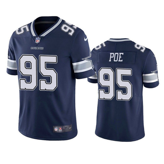 Dontari Poe Dallas Cowboys Navy Vapor Limited 3D Jersey