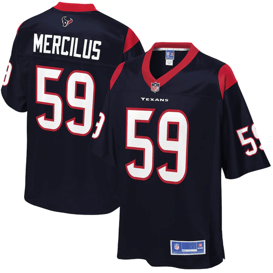 Nfl Pro Line Houston Texans Whitney Mercilus Team Color 3D Jersey