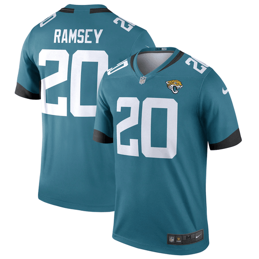 Jalen Ramsey Jacksonville Jaguars Color Rush Legend Teal 3D Jersey