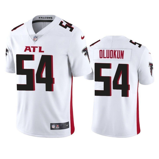 Atlanta Falcons Foyesade Oluokun White 2021 Vapor Limited Mens 3D Jersey