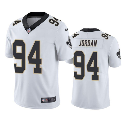 New Orleans Saints Cameron Jordan White Vapor Untouchable Limited 3D Jersey