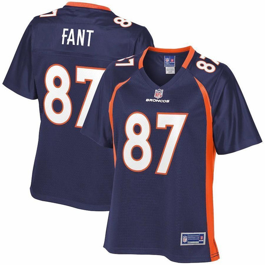 Noah Fant Denver Broncos Nfl Pro Line Woalternate Team Player Navy 3D Jersey