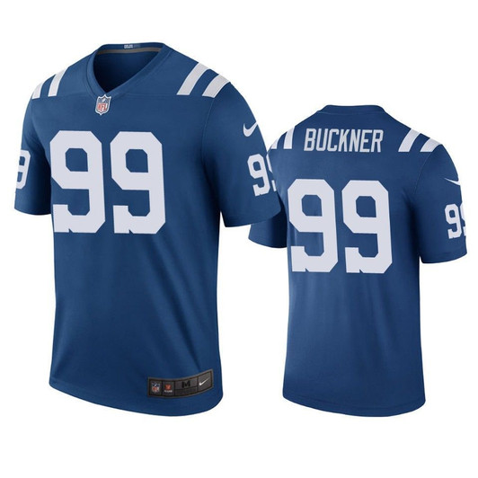 Indianapolis Colts Deforest Buckner Royal Color Rush Legend 3D Jersey