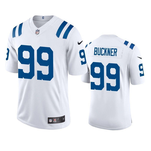 Indianapolis Colts Deforest Buckner White 2021 Vapor Limited Mens 3D Jersey