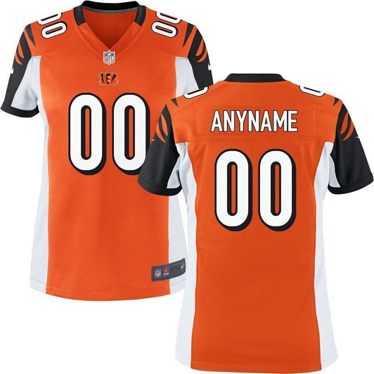 Cincinnati Bengals Wocustom Game Orange 3D Jersey