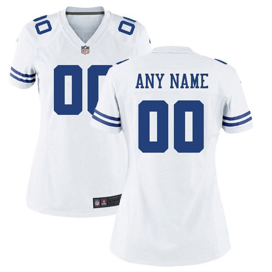 Dallas Cowboys Wocustom Game White 3D Jersey