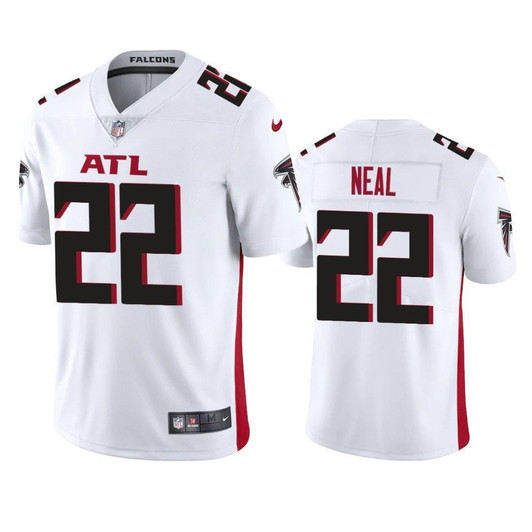 Atlanta Falcons Keanu Neal White 2021 Vapor Limited Mens 3D Jersey