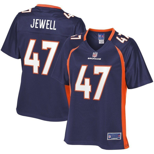 Josey Jewell Denver Broncos Nfl Pro Line Woalternate Player Navy 3D Jersey
