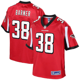 Kenjon Barner Atlanta Falcons Nfl Pro Line Team Player Red 3D Jersey