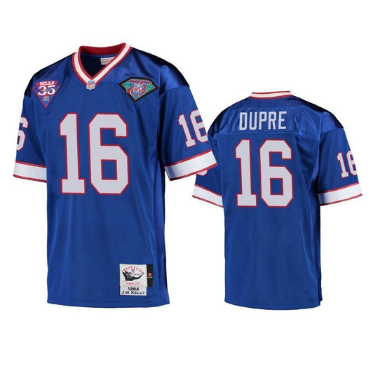 Buffalo Bills Malachi Dupre Royal Vintage Replica Men 3D Jersey