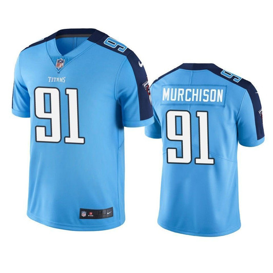 Tennessee Titans Larrell Murchison Light Blue Vapor Untouchable Limited 3D Jersey