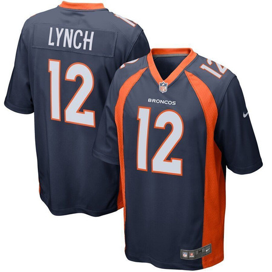 Paxton Lynch Denver Broncos Game Navy 3D Jersey