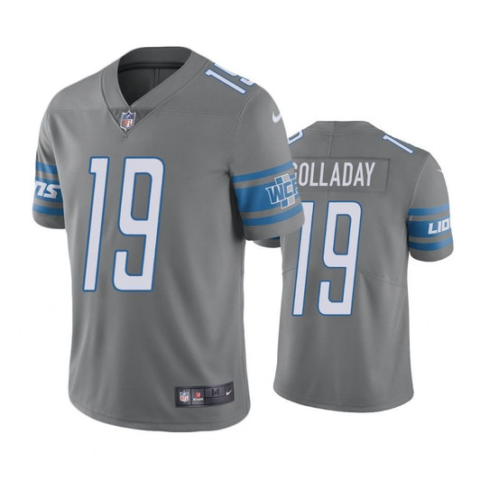 Detroit Lions Kenny Golladay Steel Color Rush Limited 3D Jersey
