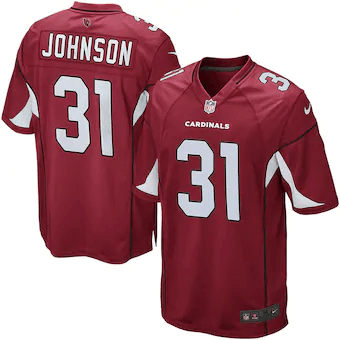 David Johnson Arizona Cardinals Game Cardinal 3D Jersey