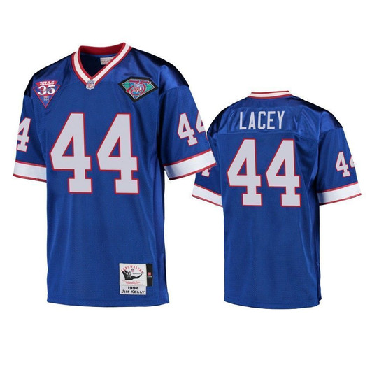 Buffalo Bills Deon Lacey Royal Vintage Replica Men 3D Jersey