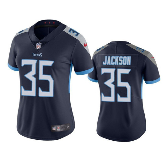 Tennessee Titans Chris Jackson Navy Vapor Limited 3D Jersey