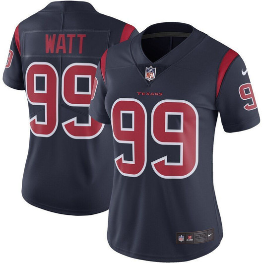 J.J. Watt Houston Texans Wocolor Rush Limited Navy 3D Jersey