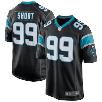 Kawann Short Carolina Panthers Game Black 3D Jersey