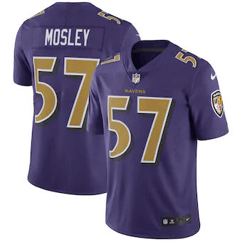 C.J. Mosley Baltimore Ravens Vapor Untouchable Color Rush Limited Player Purple 3D Jersey