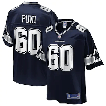 Derrick Puni Dallas Cowboys Nfl Pro Line Team Player Navy 3D Jersey