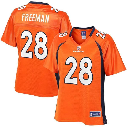 Royce Freeman Denver Broncos Nfl Pro Line Woplayer Orange 3D Jersey