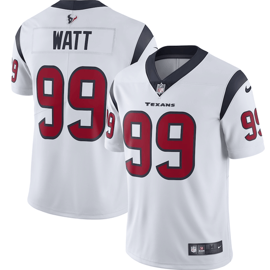 J.J. Watt Houston Texans Vapor Limited White 3D Jersey