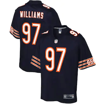 Nick Williams Chicago Bears Nfl Pro Line Player Navy 3D Jersey