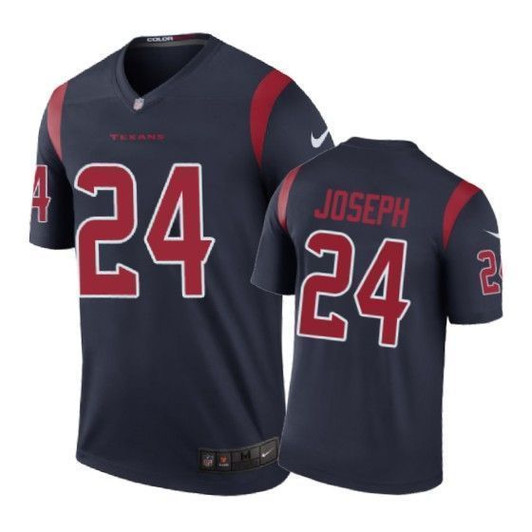 Houston Texans 24 Johnathan Joseph Color Rush Navy 3D Jersey