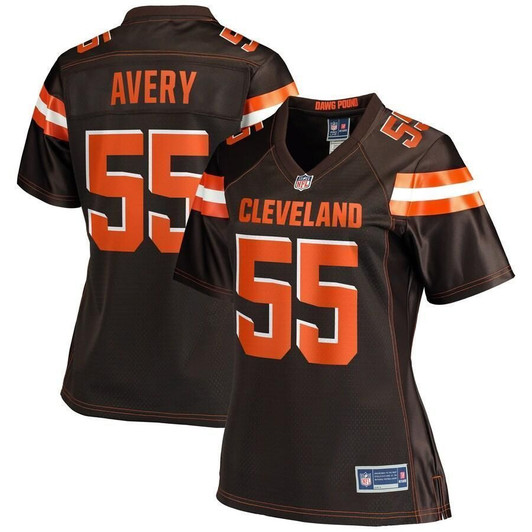 Genard Avery Cleveland Browns Nfl Pro Line Woplayer Brown 3D Jersey