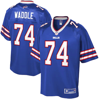 Laadrian Waddle Buffalo Bills Nfl Pro Line Team Player Royal 3D Jersey