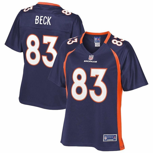 Andrew Beck Denver Broncos Nfl Pro Line Woalternate Player Navy 3D Jersey