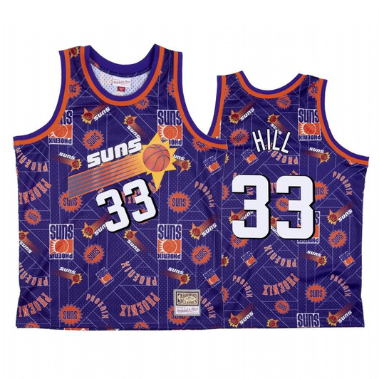 Grant Hill #33 Phoenix Suns Purple Tear Up Pack Jersey