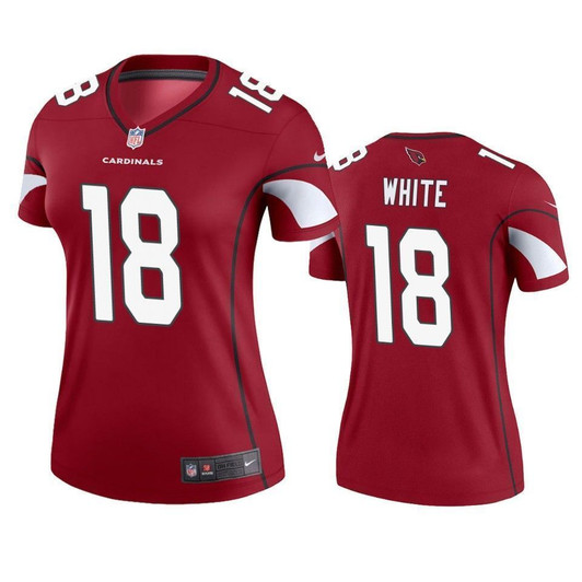Arizona Cardinals 18 Kevin White Cardinal Legend Women'S 3D Jersey