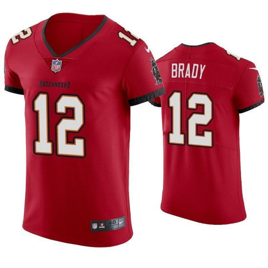 2021 Tampa Bay Buccaneers Tom Brady Vapor Elite Red 3D Jersey