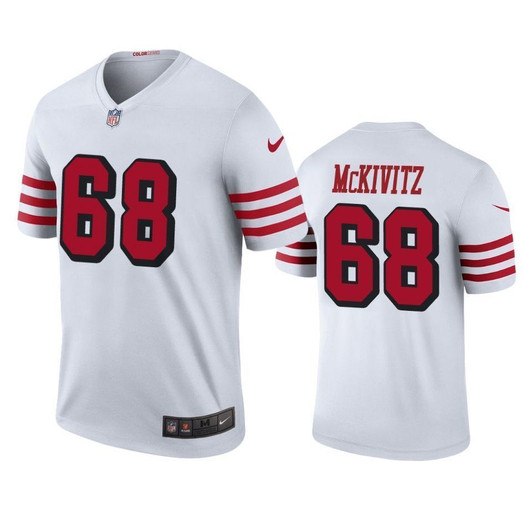 San Francisco 49Ers Colton Mckivitz White Color Rush Legend 3D Jersey