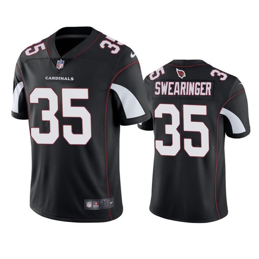 Arizona Cardinals 35 D.J. Swearinger Black Vapor Untouchable Limited Men 3D Jersey