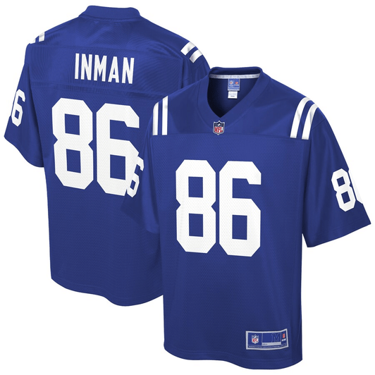 Dontrelle Inman Indianapolis Colts Nfl Pro Line Player Royal 3D Jersey