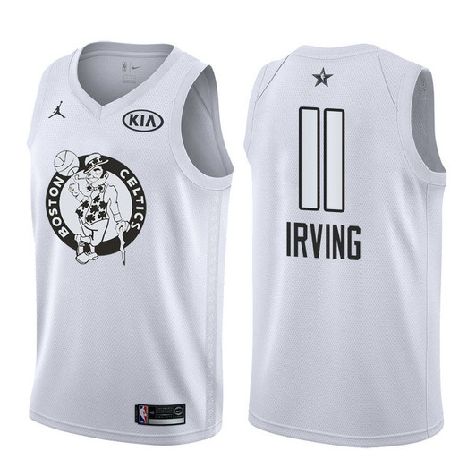 2018 All-Star Celtics Male Kyrie Irving #11 White Jersey