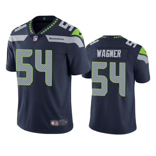 Seattle Seahawks Bobby Wagner Navy Vapor Limited 3D Jersey