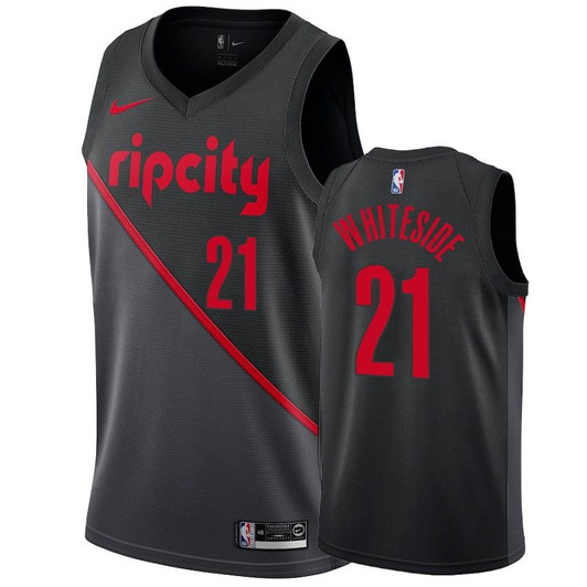 Portland Trail Blazers Hassan Whiteside #21 City Men'S Jersey