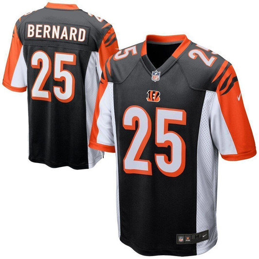 Giovani Bernard Cincinnati Bengals Game Black 3D Jersey
