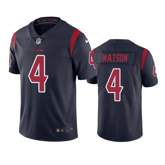 Houston Texans Deshaun Watson Navy Color Rush Limited 3D Jersey