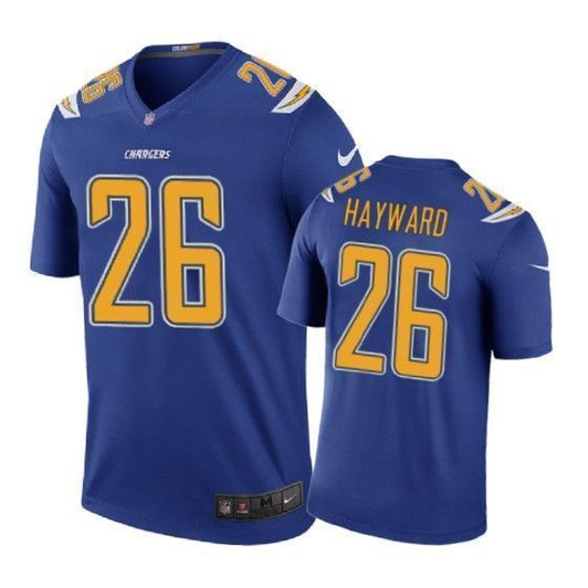 Los Angeles Chargers 26 Casey Hayward Color Rush Royal 3D Jersey