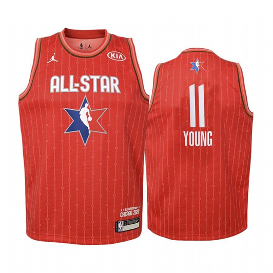 Trae Young #11 2020 Nba All-Star Game Jersey Eastern Conference Atlanta Hawks Red Youth